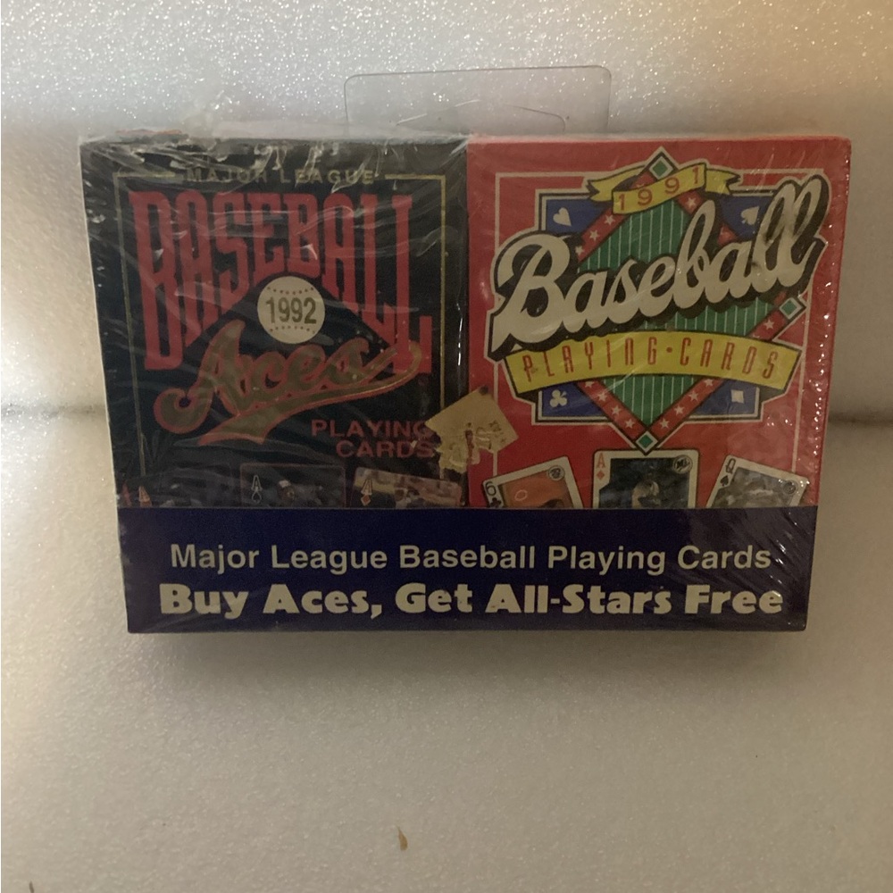 Major League Baseball Playing Cards - Red and Black